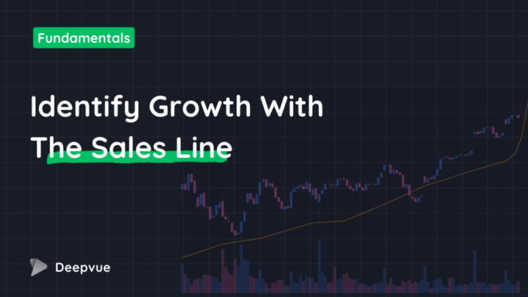 Identify Growth’s With The Sales Line 13